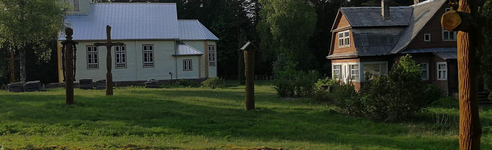 Inkūnų kaimas medinė baznycia